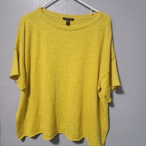 EILEEN FISHER #LG Yellow Women's Top